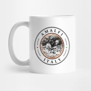 Amalfi Italy - circular design Mug